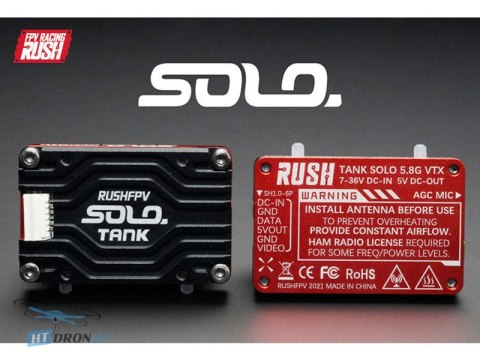 RushFPV RUSH Tank SOLO 5.8G 1.6W VTX - three-quarter view, ready to buy