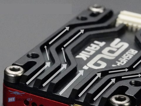 RushFPV RUSH Tank SOLO 5.8G 1.6W VTX connectors and ports - detail view