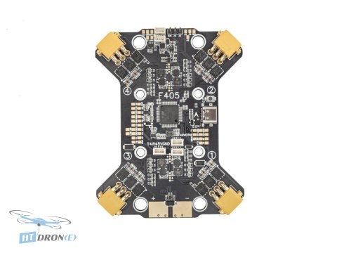 Pilotix AIO F405 65A V1 flight controller rear view connectors ports detail buy HTDRONE