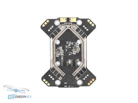 Pilotix AIO F405 65A V1 flight controller top-down view PCB components detail shop