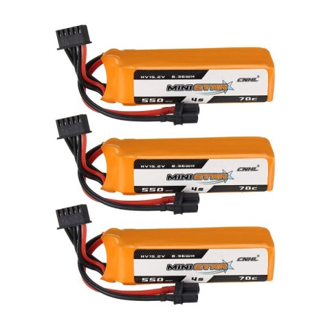 Battery CNHL MiniStar Lipo 4s 15.2V 550mAh 70C XT30U (3pcs)