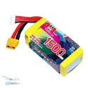 Bateria GNB GAONENG 1500mAh 4S 160C HV XT60 - widok z góry, wysoka jakość HTDRONE