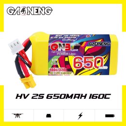 Battery GNB GAONENG 650mah 2S1P 7.6V HV 160C XH- JST 3P XT30