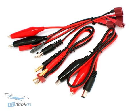 Scale and accessories for SkyRC B6AC v2 50W charger, size comparison