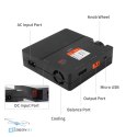 ISDT 608AC DC 200W AC 50W Smart Charger ports and connectors - detail view