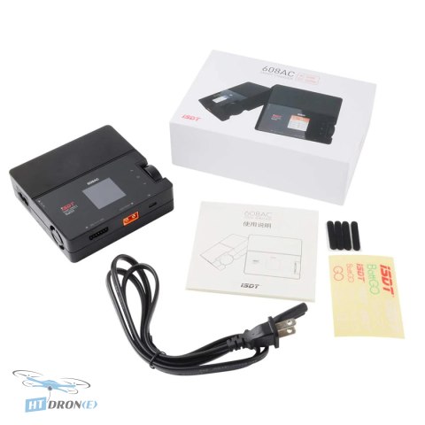 ISDT 608AC Smart Charger top view - construction details, price at HTDRONE