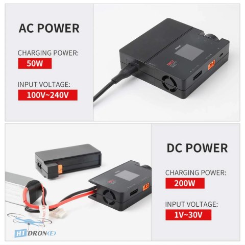 ISDT 608AC Smart Charger accessories - kit contents, buy now at HTDRONE