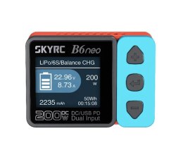 Charger SkyRC B6neo Smart (red+black+blue) DC200W PD80W