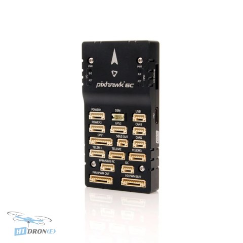 Main view of Holybro Pixhawk 6C flight controller with M10 GPS, best price at HTDRONE