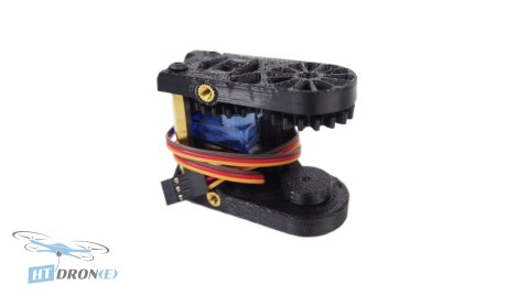 Partizan FPV Camera 19mm Servo Kit - główny widok kamery FPV do drona z mocowaniem