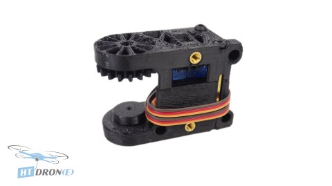 Partizan FPV Camera 19mm Servo Kit - widok 3/4 kamery FPV do drona z akcesoriami