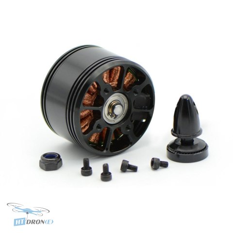 Tylna część silnika SunnySky X4112S 400KV z przewodami - szczegóły silnika