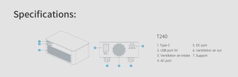 Power Supply HOTA T240 EU