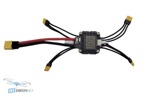 Pilotix Stack F405V3 FC + 60A ESC V4 size comparison of the flight controller and ESC kit with accessories