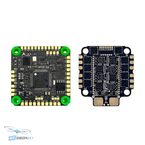 Pilotix F722 V2 Bettle 3060 AM32 60A three-quarter view best FPV stack