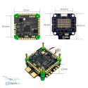 Pilotix F722 V2 Bettle 3060 AM32 60A rear view and FPV stack connectors price at HTDRONE